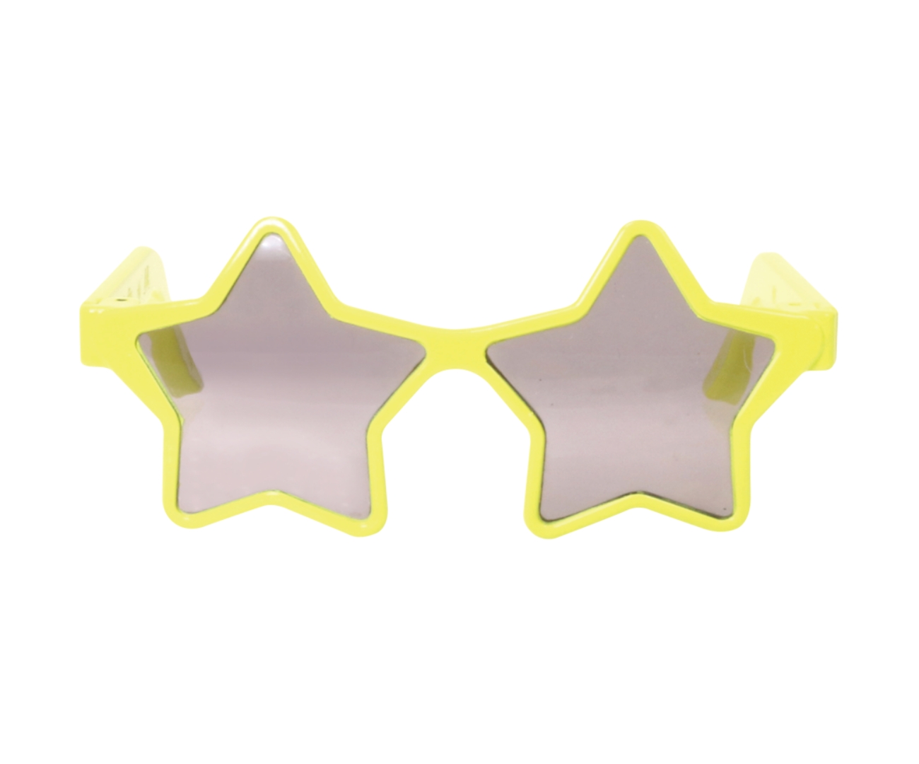 「星型メガネ（黄緑）」