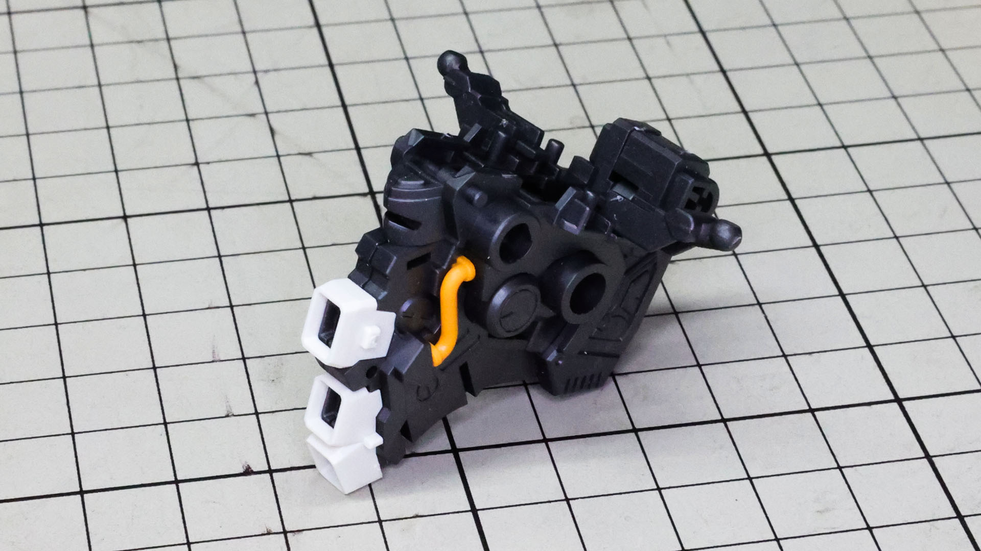 ノズルガードでメカフレームでロックできる構造です