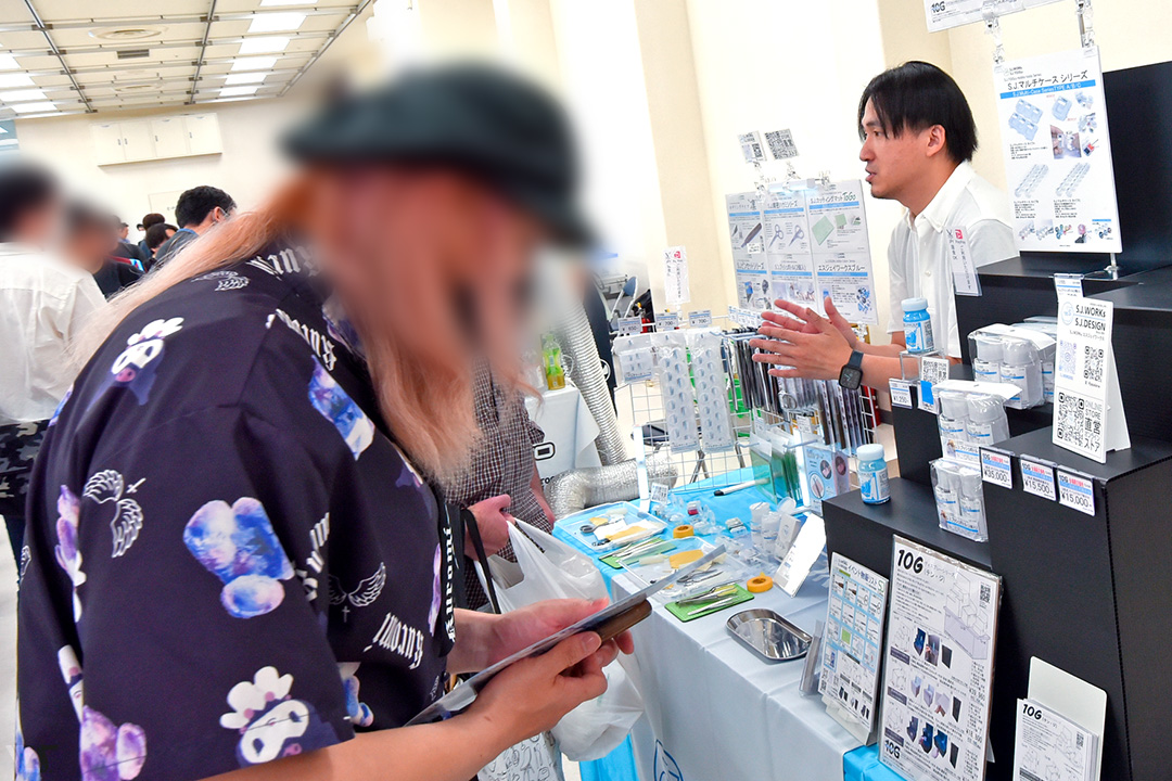 「メーカーブース」には有名ホビーメーカーが出展