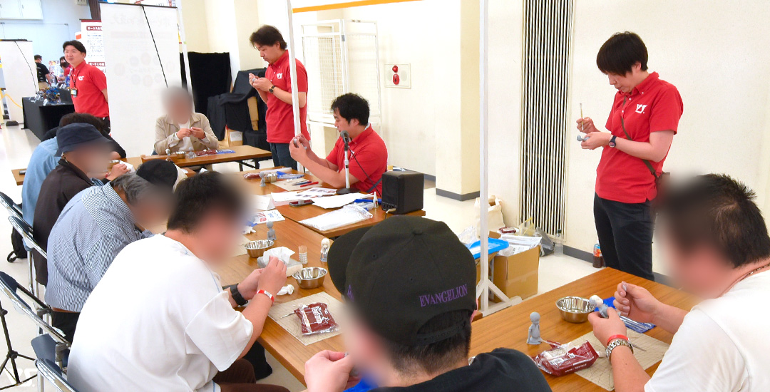 前回イベントの「ニューファンドで造形体験！」は各回満席となる大盛況