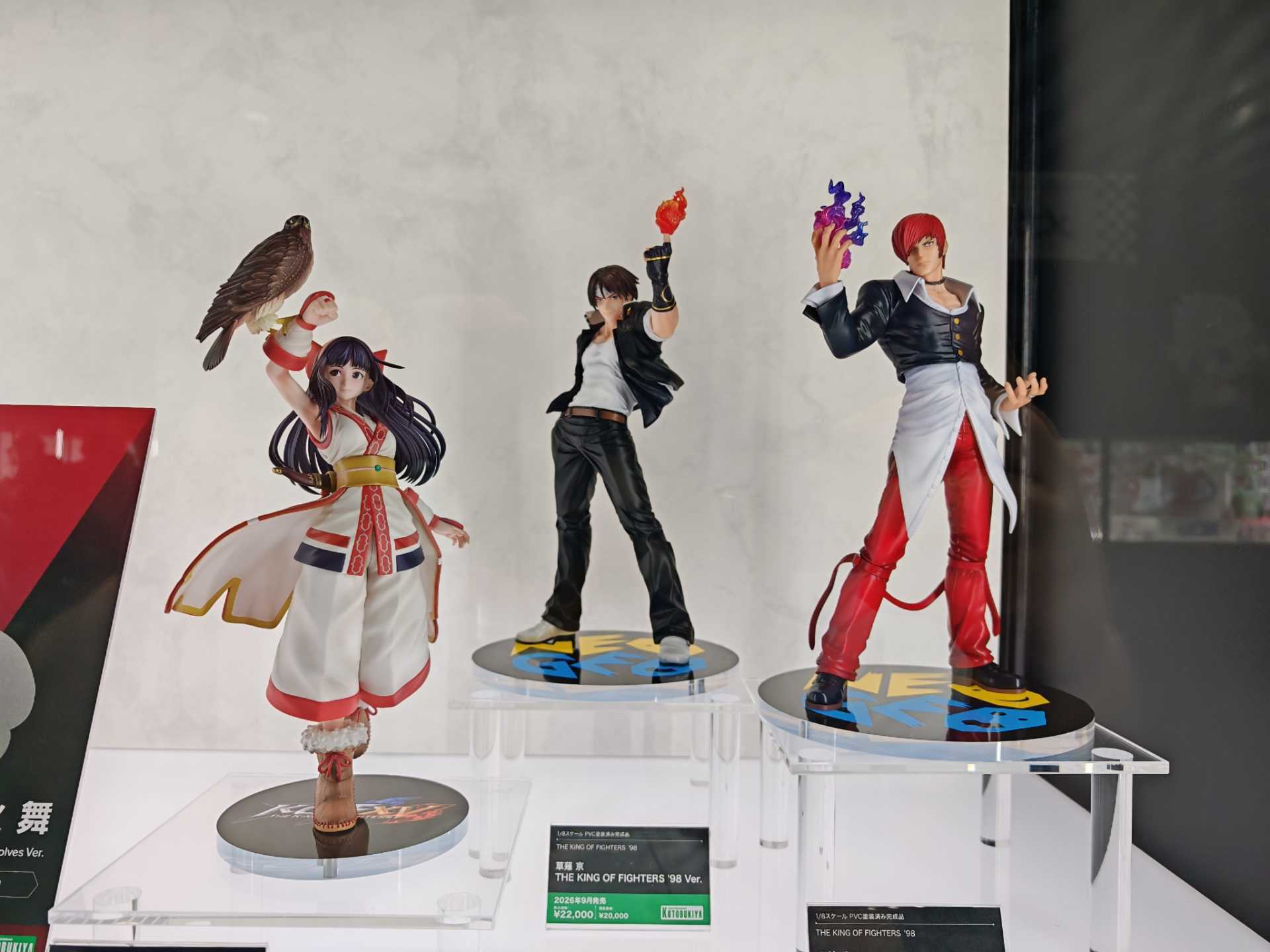 他のSNKキャラクターも展示