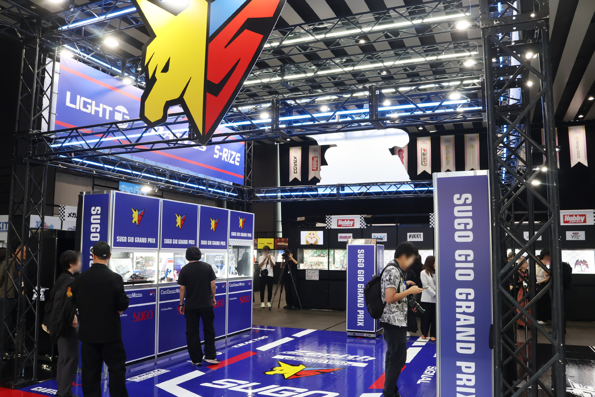 「メガホビEXPO2026」の「新世紀GPXサイバーフォーミュラ」展示コーナー