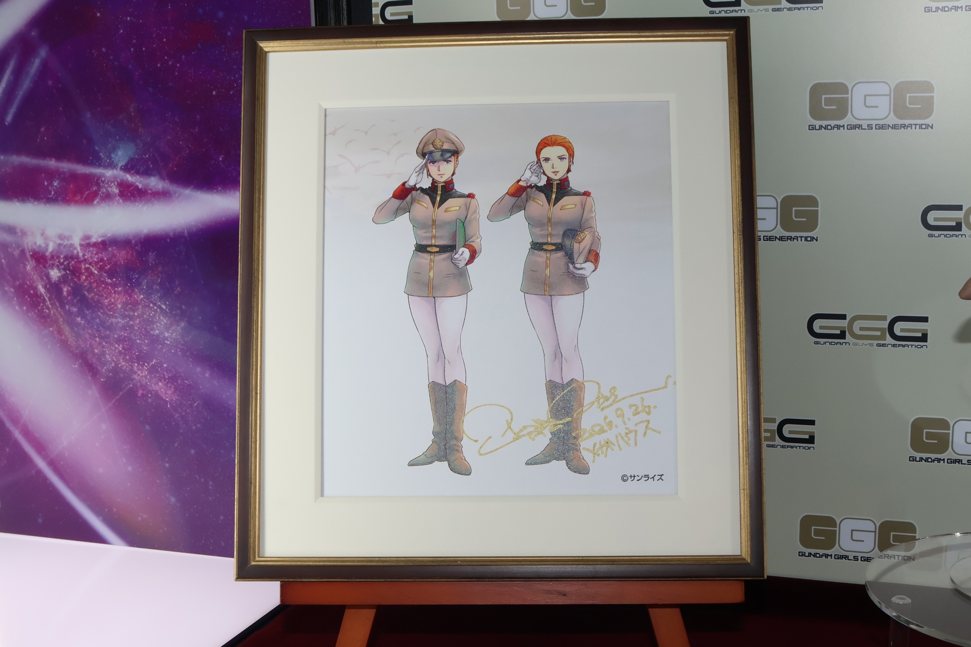 監修を行うことぶきつかさ氏のイラストも展示