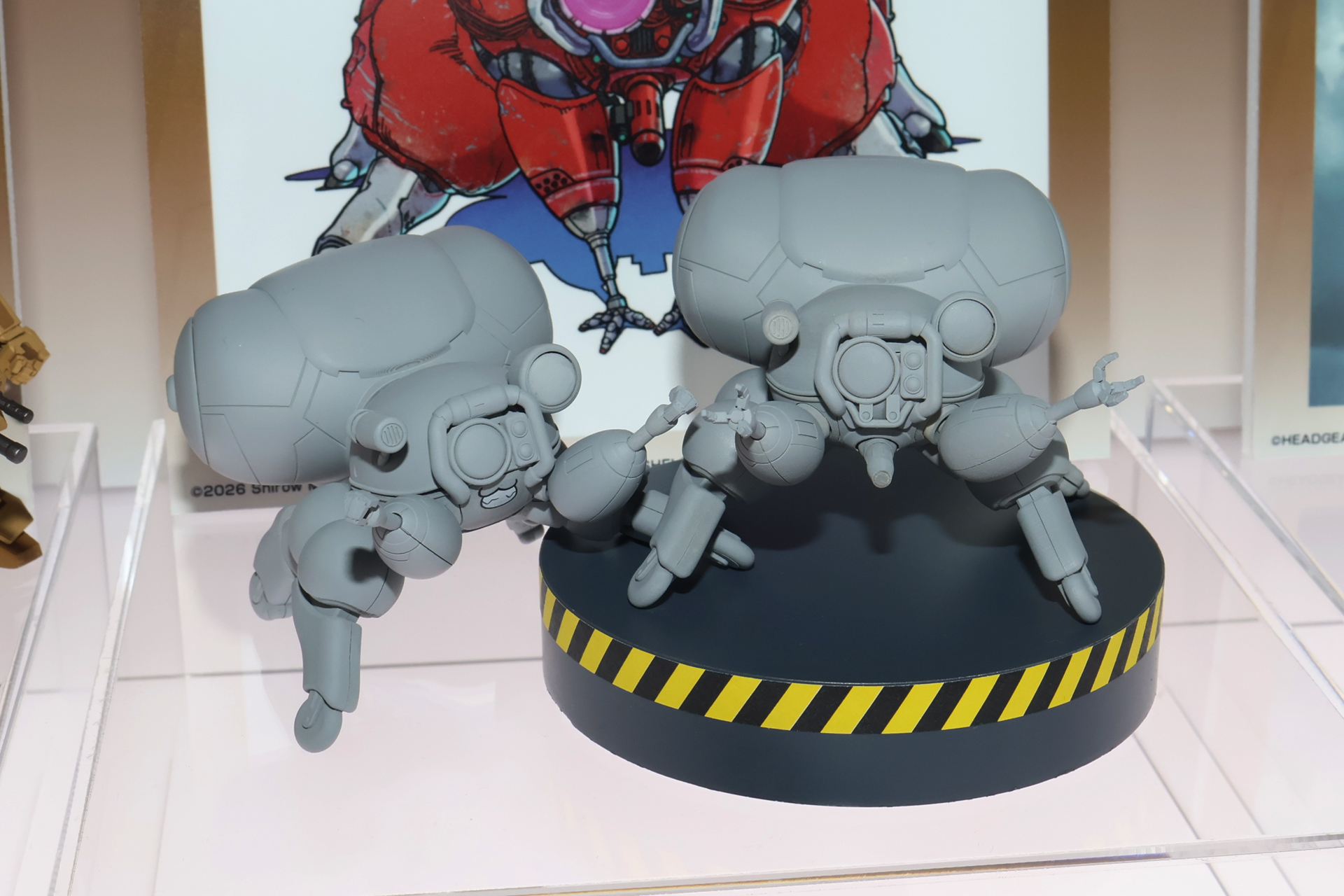 「VAKIT プラトーン 攻殻機動隊 THE GHOST IN THE SHELL フチコマ 2マンセルセット」。2体セットで表情変えパーツが3種付属する