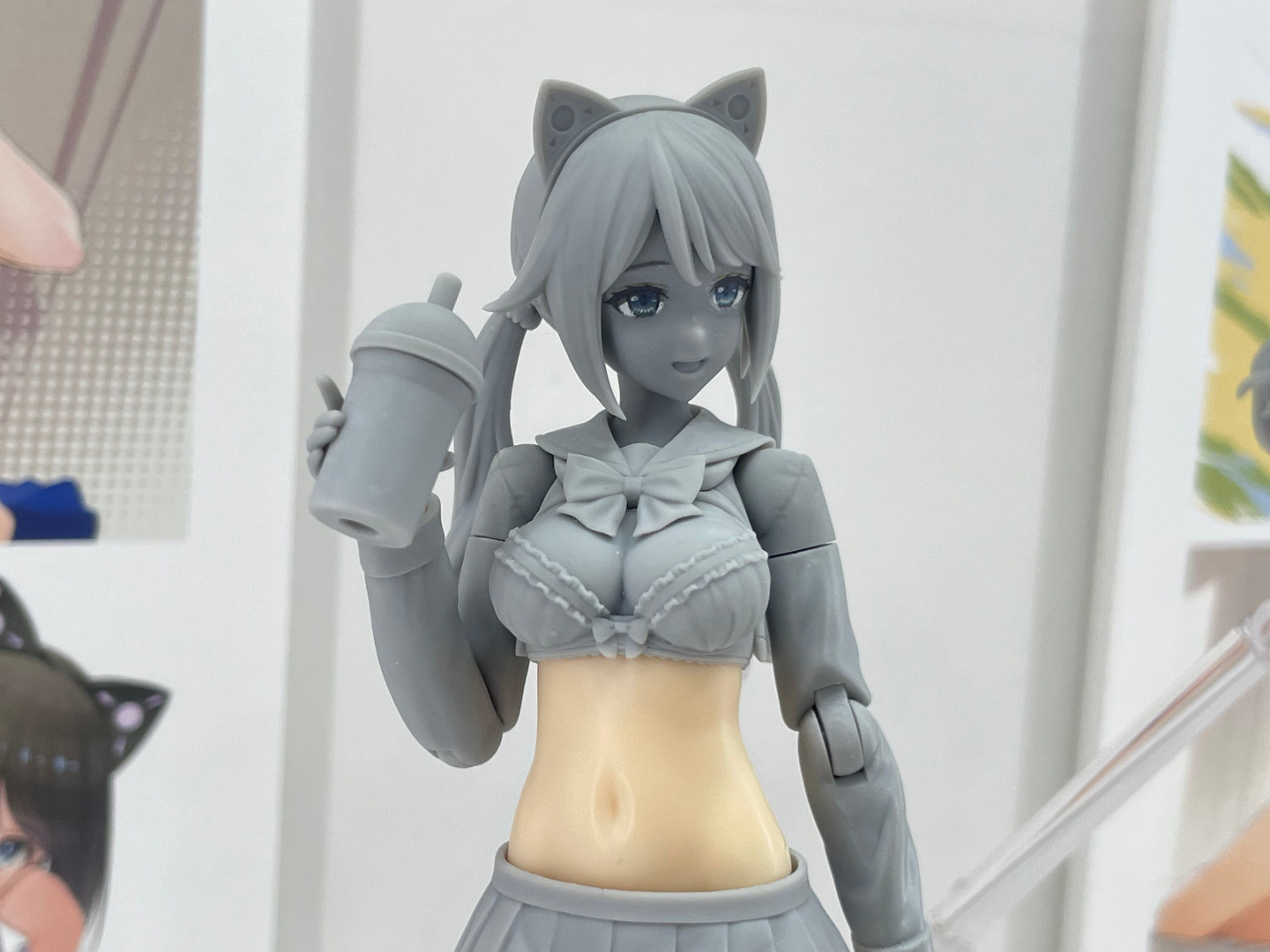PLAMAX GP-13 セーラー服コスプレ娘 もえこ／PLAMAX GP-14 セーラー服コスプレ娘 ぎゃる乃