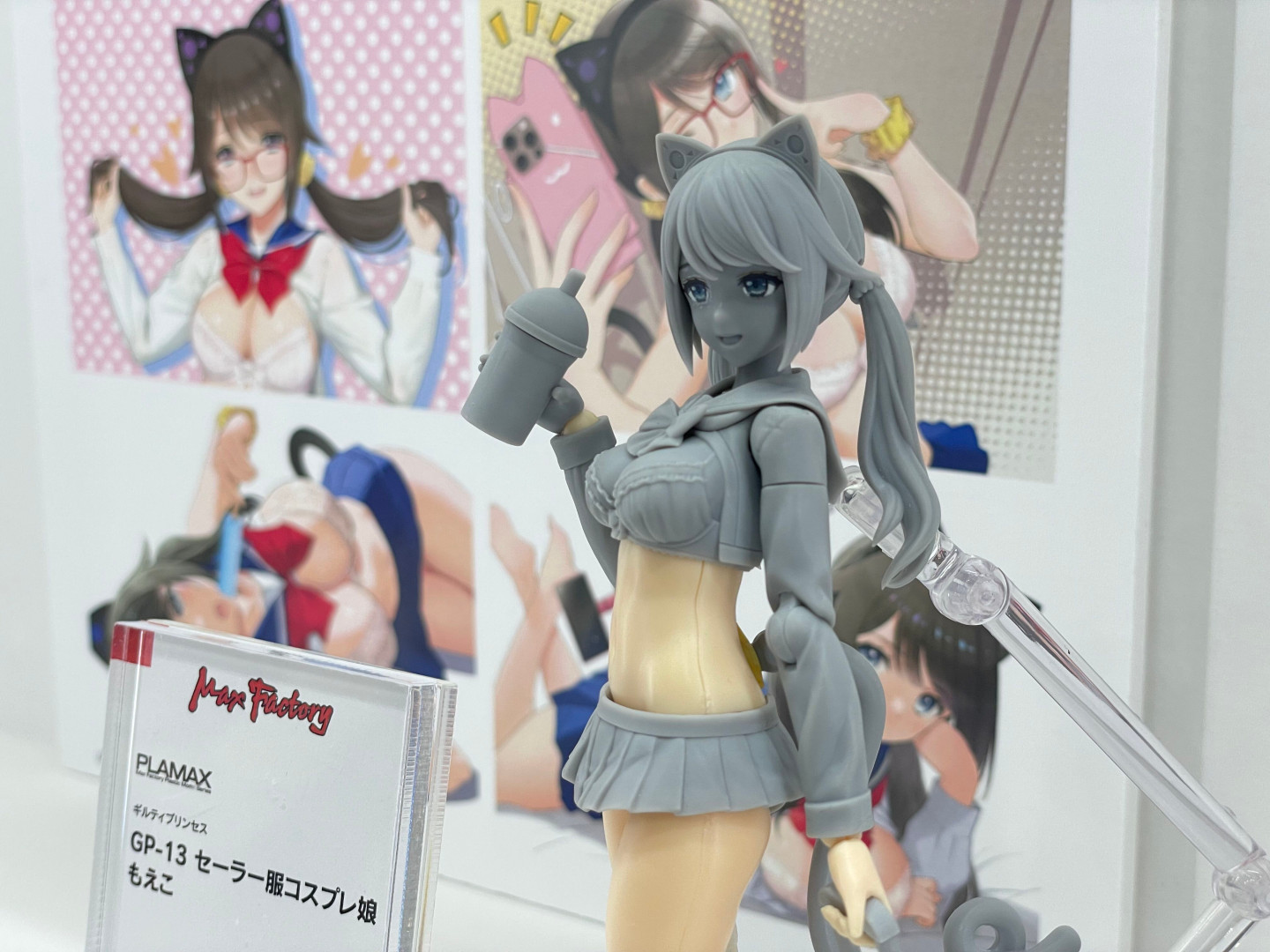 PLAMAX GP-13 セーラー服コスプレ娘 もえこ／PLAMAX GP-14 セーラー服コスプレ娘 ぎゃる乃