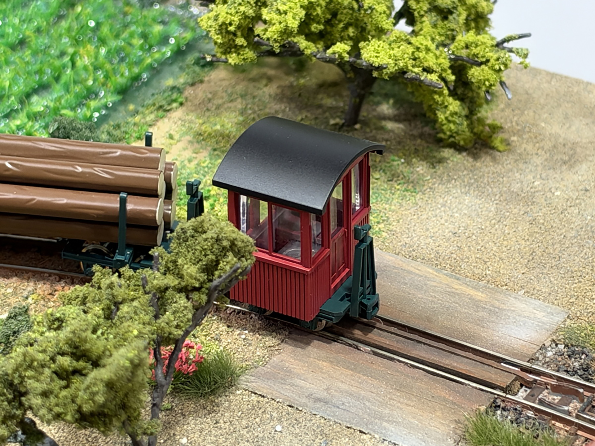 新規金型で製作される「木曽森林鉄道制御車」。制御車とは、運材列車を下り坂で安全に走らせるために、最後尾に連結してブレーキをかける車両のことだ
