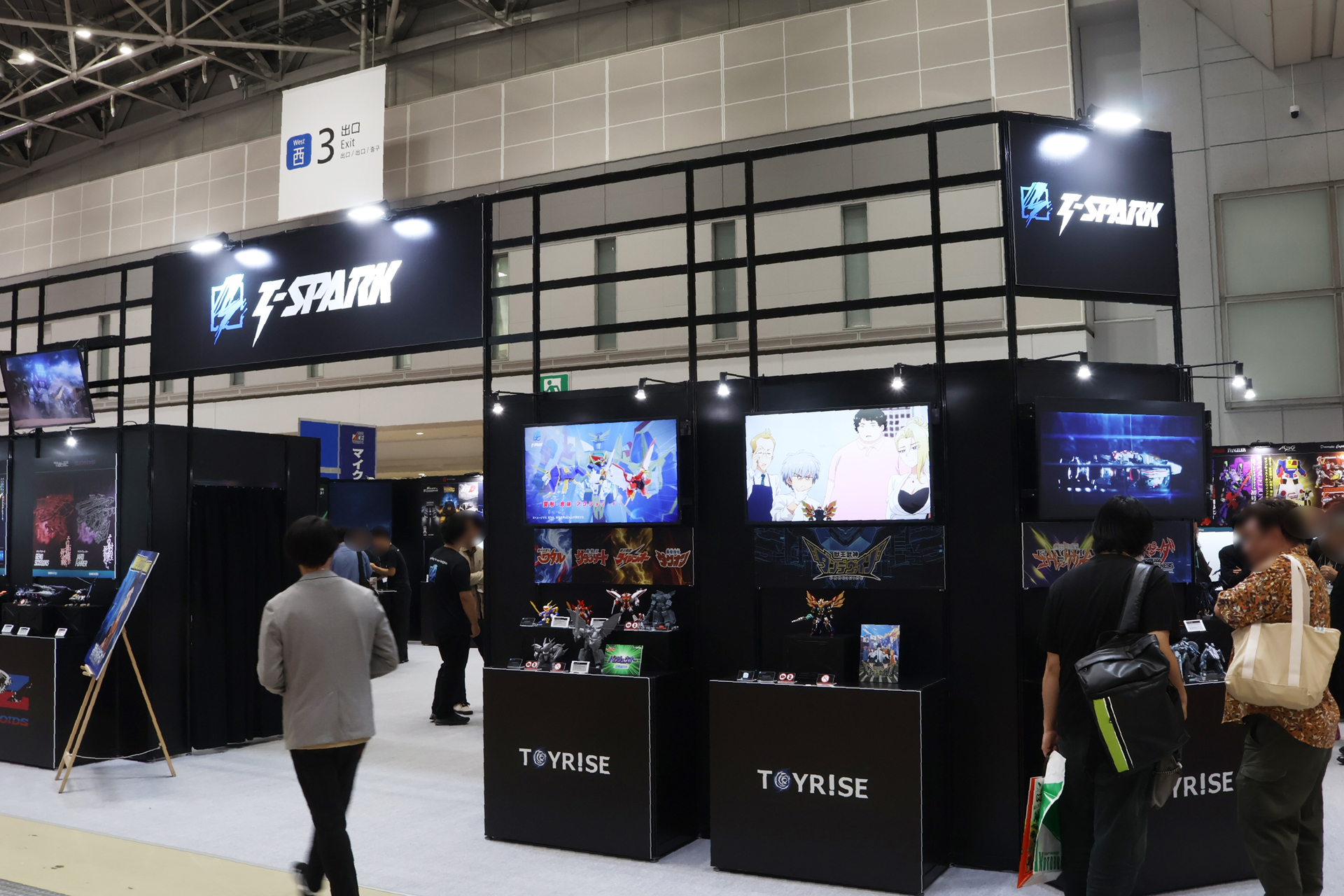 全日本模型ホビーショーのT-SPARKのブース