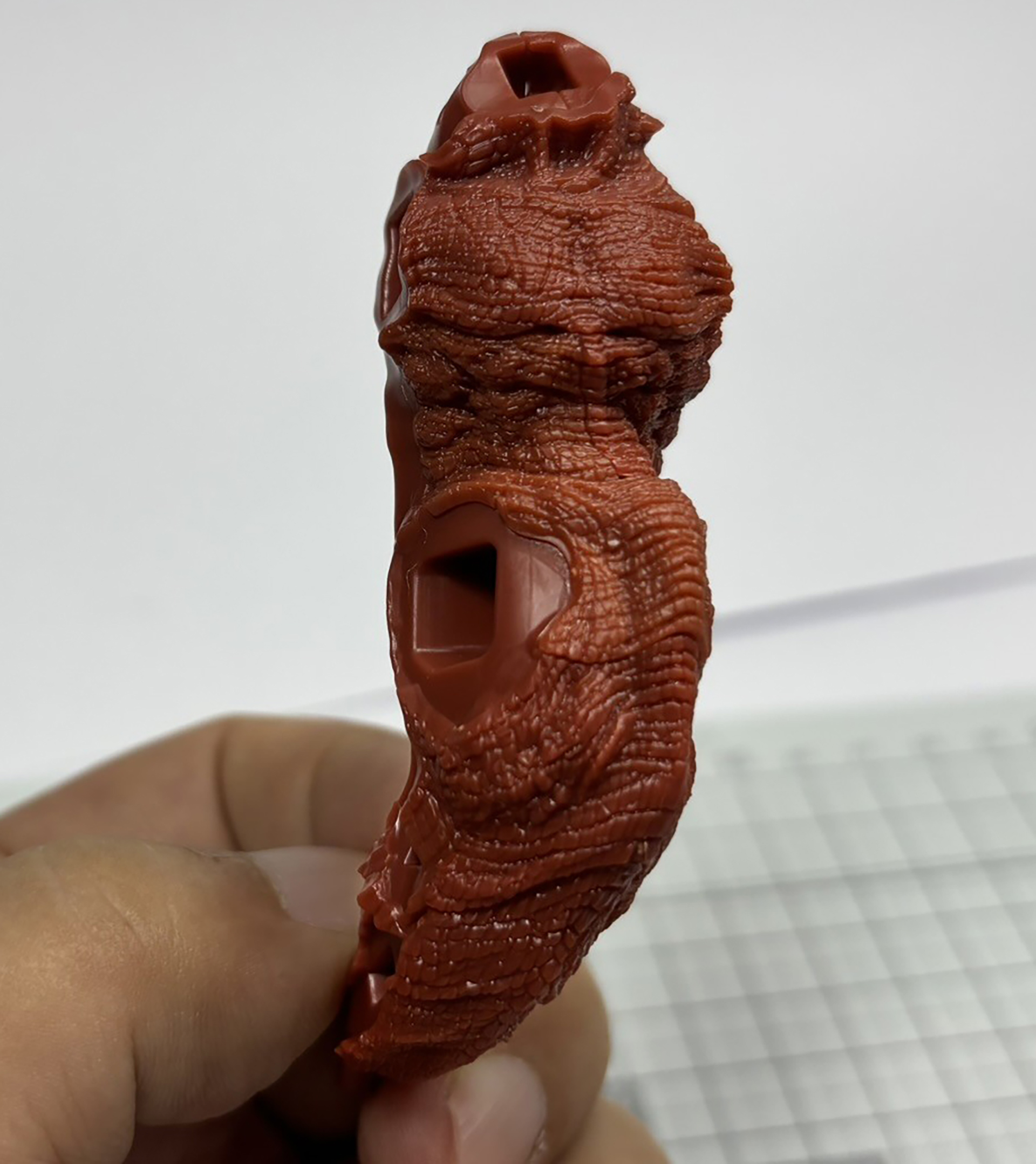胸やお腹は非常にモールドが細かい