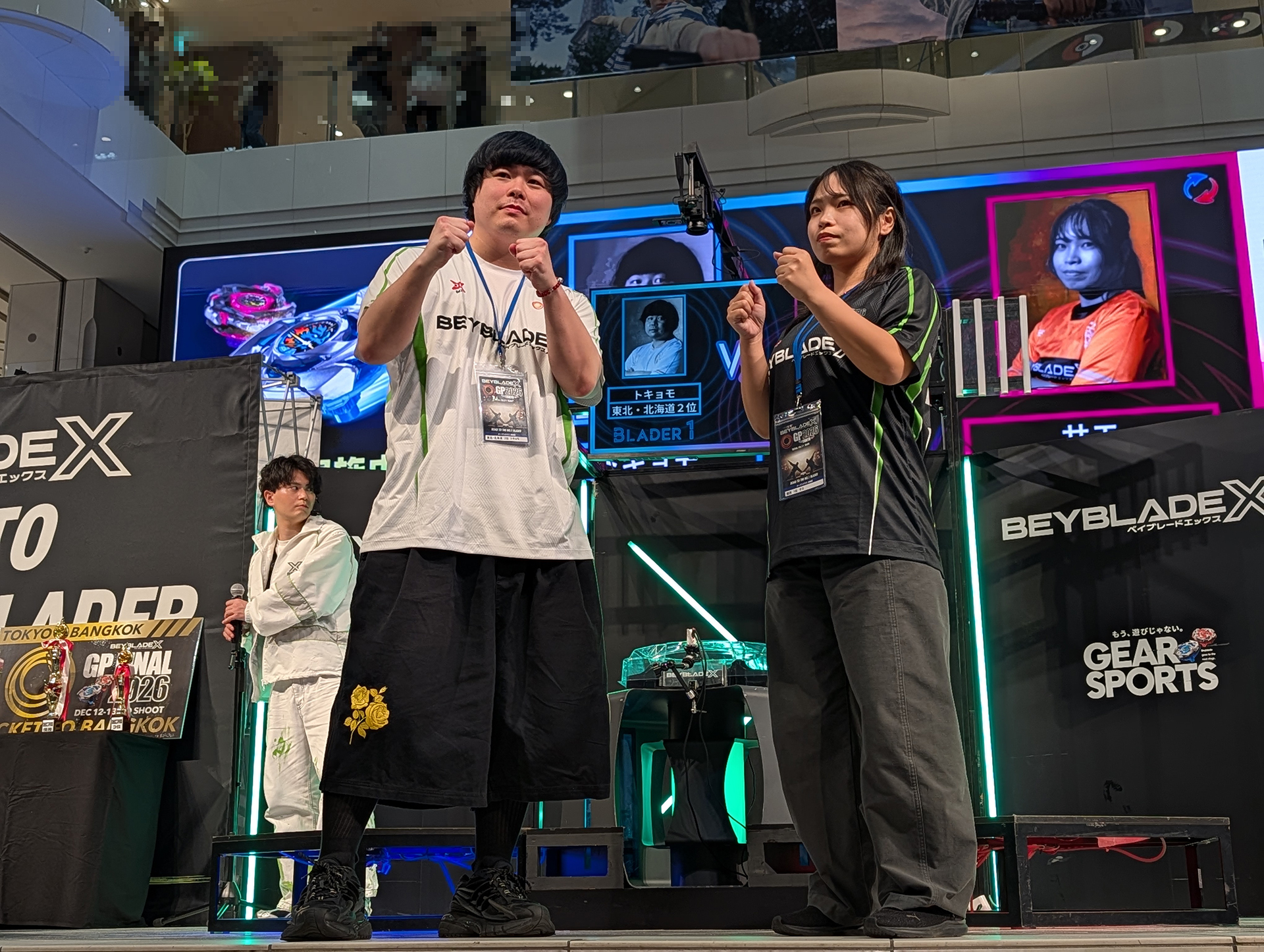 オープンクラス決勝戦はトキョモ選手とサエ選手の対決