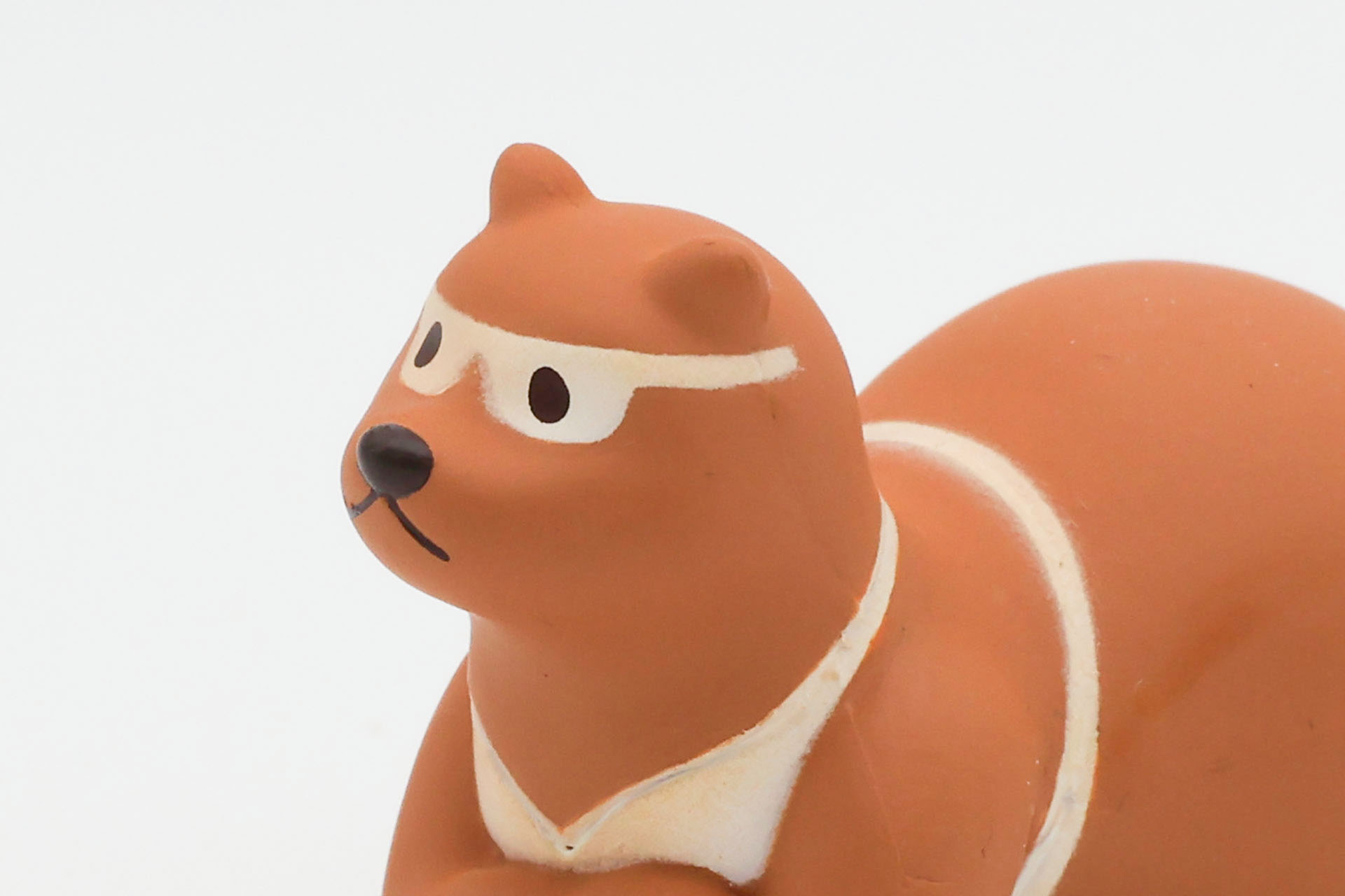 ゴーグルを着けていたかのように目の周りだけ白い