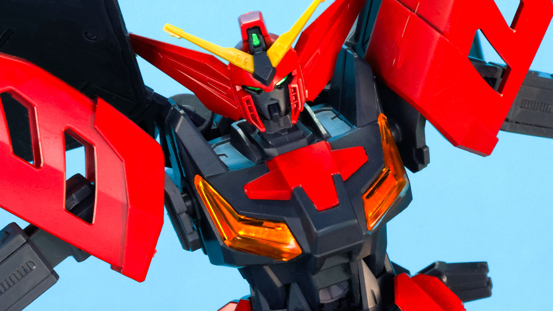 胸部のシールとクリアパーツによるセンサー表現も相まってガンダムヴァサーゴらしさが表現されています。文句なくカッコイイ！