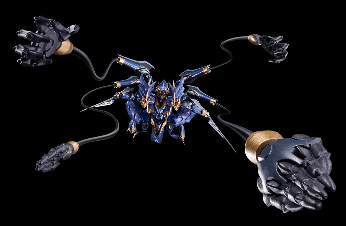 イカルガ最大の特徴とも言える背部の4本のサブアーム「執月之手」は「銃装剣」の装備や手首の射出再現が可能となっている。