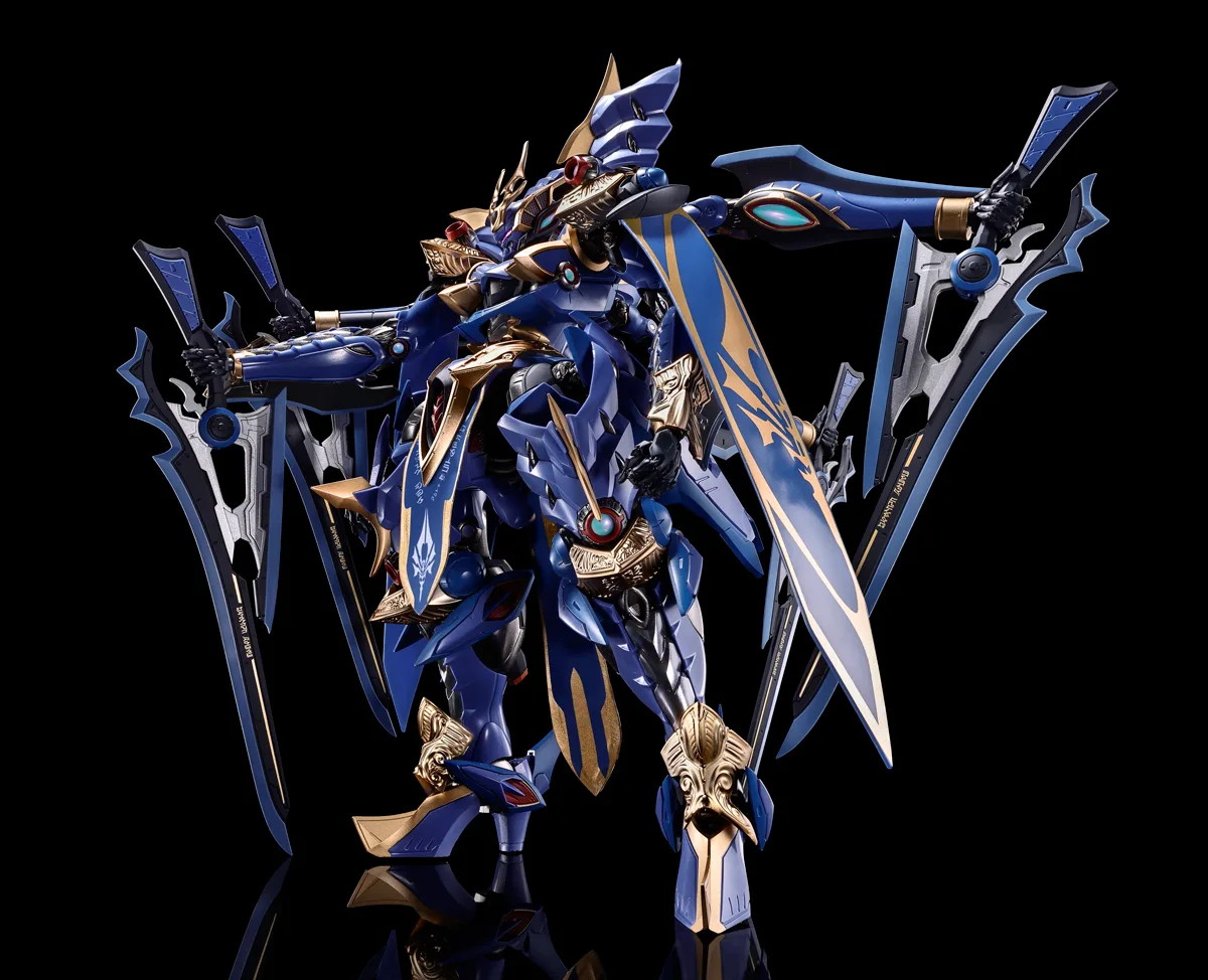 肩部には、METAL BUILDオリジナルデザインとなる旗を装着可能。式典用の装飾としてデザインされ、「銀凰騎士団」のエンブレムがモチーフとなっている。