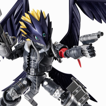 NXEDGE STYLE DIGIMON UNIT デュークモンクリムゾンモード 紅蓮の鎧と翼を備えたデュークモン。「NXEDGE STYLE [DIGIMON