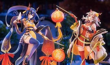 美品 うる星やつら ラム&テン COCO Store 版&オマケ付き うる星やつら コラボカフェ」展示の『等身大ラム & テン』が1/7