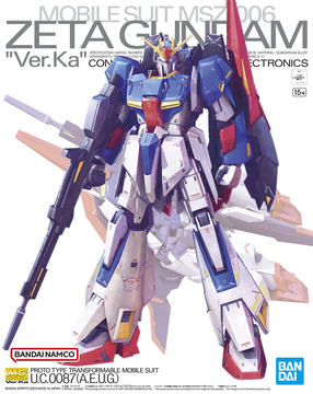 ガンプラ「MG 1/100 ゼータガンダム Ver.Ka」が発売延期。2023年