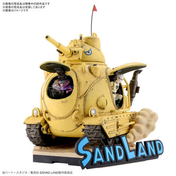 1/144 戦車　フィギュア SAND LAND」よりベルゼブブが搭乗する「国王軍戦車隊104号車」を