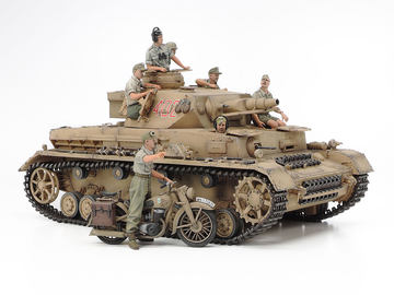 タミヤより北アフリカ戦線で活躍した「ドイツIV号戦車F型」の
