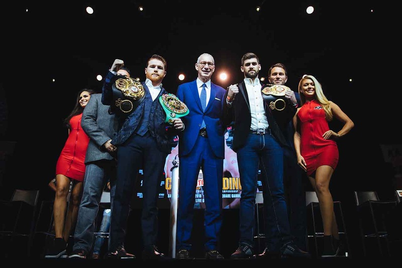 サウル・アルバレス VS ロッキー・フィールディングからライブ中継<Br><span class="fnt-70">©Amanda Westcott/DAZN</span>