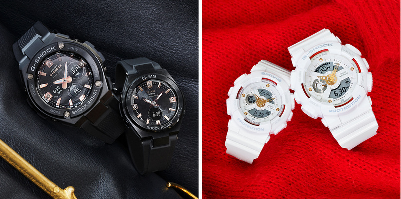 左:GST-W310BDD / MSG-W200BDD、右:GA-110DDR / BA-110DDR