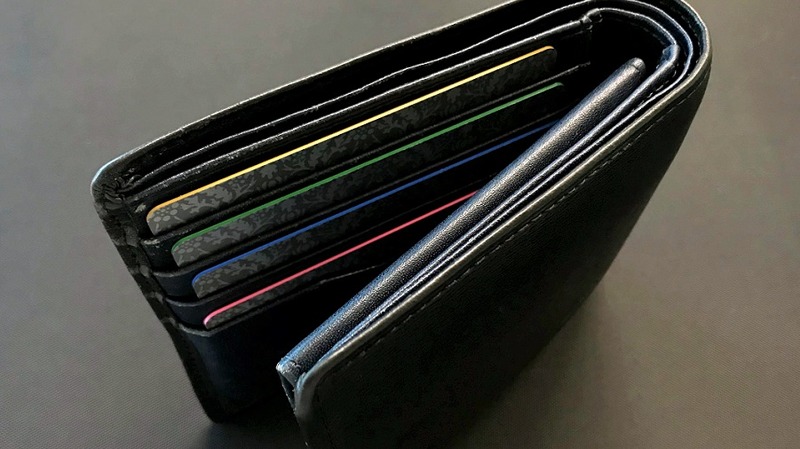 財布に入れた際のイメージ