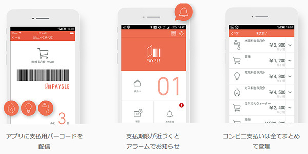PAYSLE利用イメージ