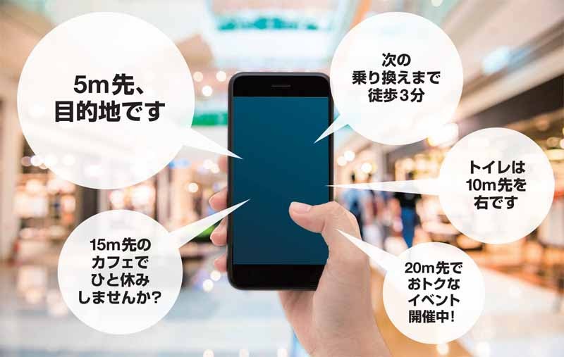 施設案内アプリのイメージ