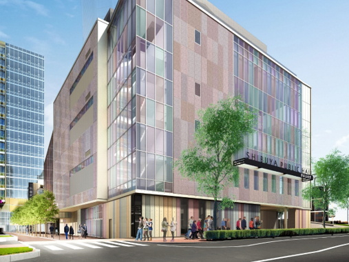 公園通りからの外観