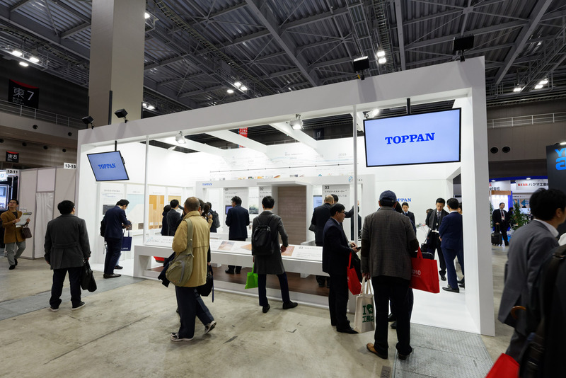 凸版印刷のブース