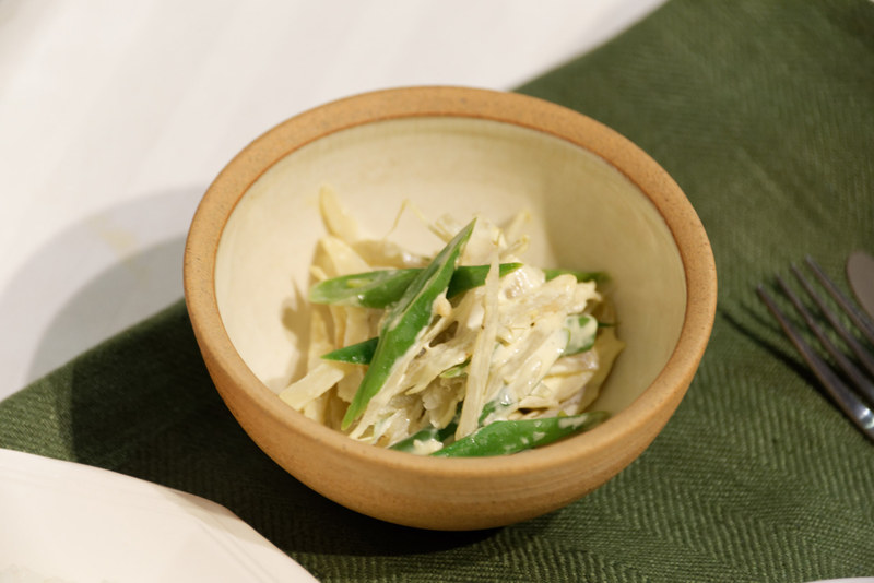 いんげんとごぼうのサラダ