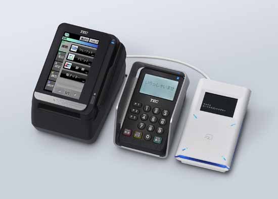 東芝TECのピンパッド「<a href="https://www.toshibatec.co.jp/release/20161004_01.html">PADCT-5100</a>」(中央)