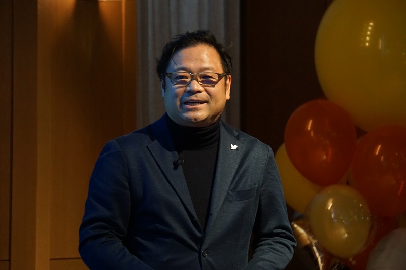 登壇したTwitter Japan 代表取締役 笹本裕氏