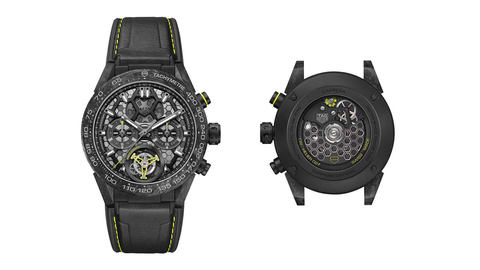 タグ・ホイヤー、腕時計初カーボン製ヒゲゼンマイを採用した新作。274