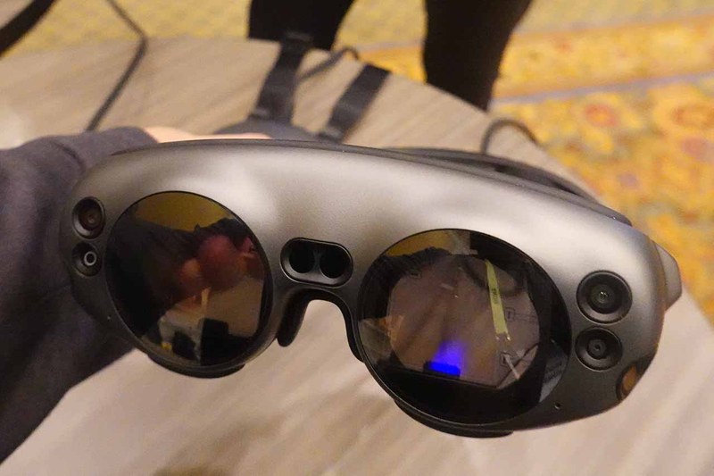 Magic Leap One。2018年8月から、アメリカでは開発者向けバージョンが発売されている