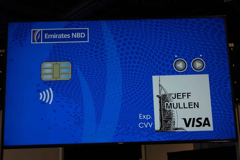 エミレーツ銀行のカードでの採用が決まっている