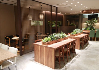 従業員休憩室参考写真(三井アウトレットパーク 木更津)