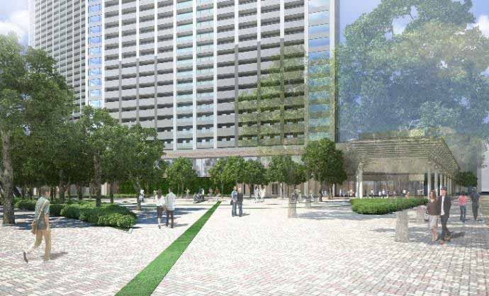 広場の完成イメージ