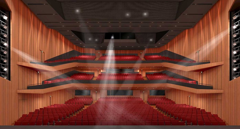 豊島区立芸術文化劇場内観イメージ(ホール棟)