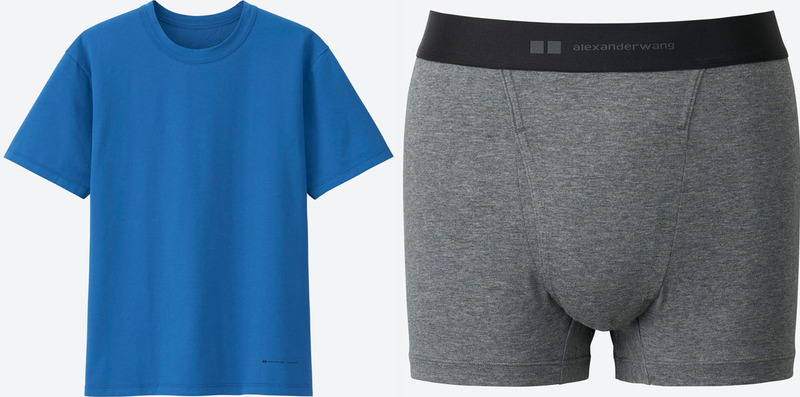 左：エアリズム クルーネックT、右：エアリズム ボクサーブリーフ