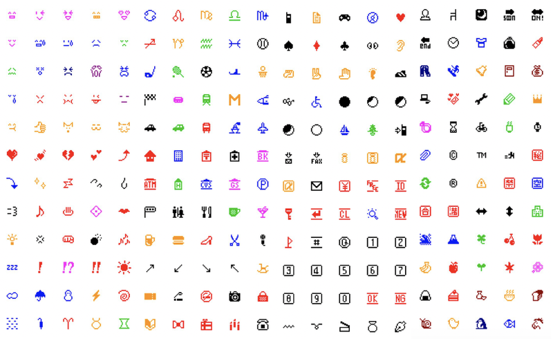 採用したドコモ絵文字