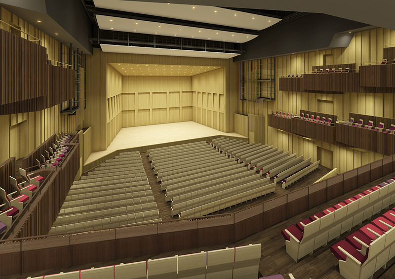 「LINE CUBE SHIBUYA」客席から見たステージのイメージ