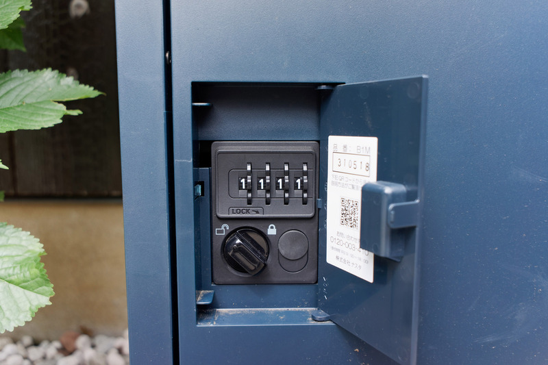 最後にダイヤルで暗証番号を設定し、ロックする