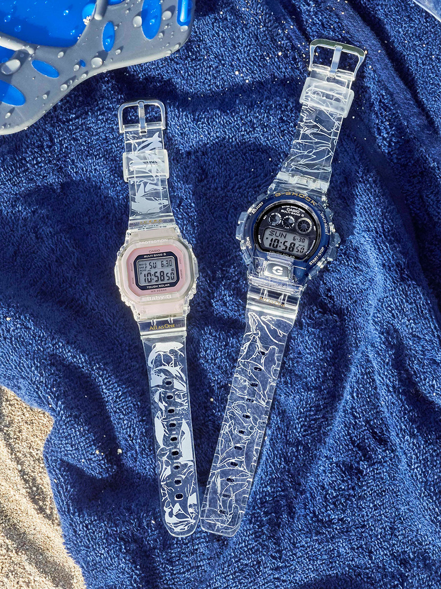 BABY-GのBGD-5001K(左)、G-SHOCKのGW-6903K(右)