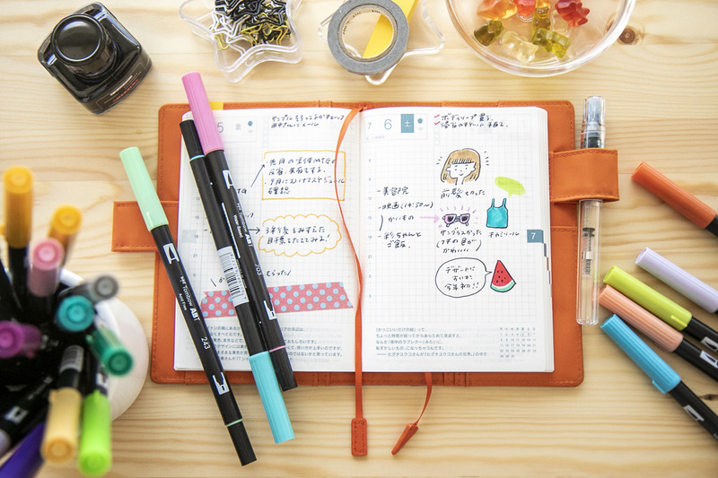 ほぼ日手帳使用イメージ