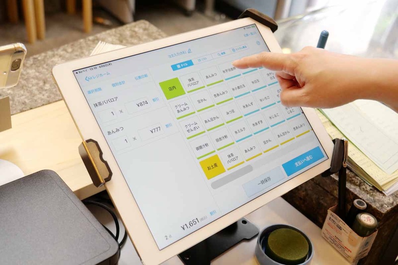 大画面のiPadにしたおかげもあって、店員からも扱いやすいという評価だった