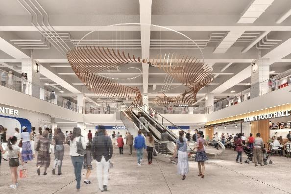 商業1階イメージ(吹き抜け部分)