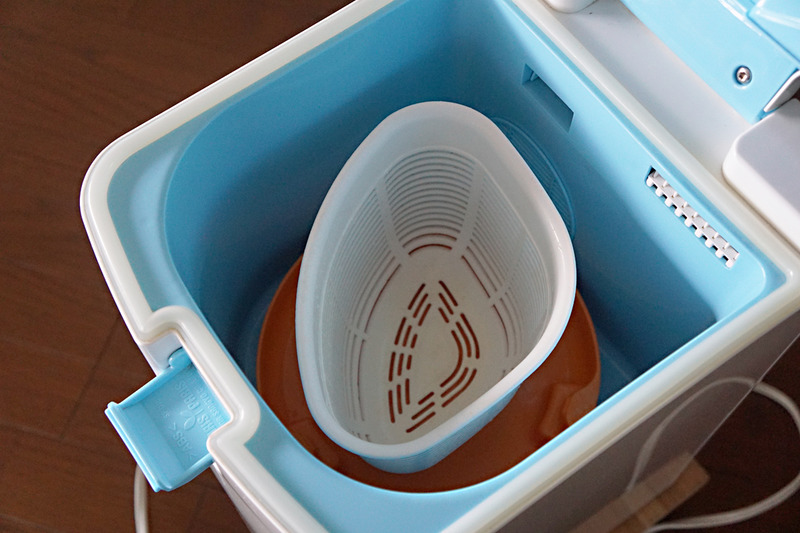 三角コーナー用バスケットだと乾燥効率は悪い