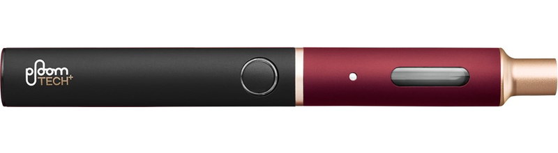 玉井美由紀さんが提案する、バッテリー：ブラック、カートリッジカバー：ワインレッド、カプセルホルダー：ピンクゴールドの組み合わせ「エレガントスポーツ」