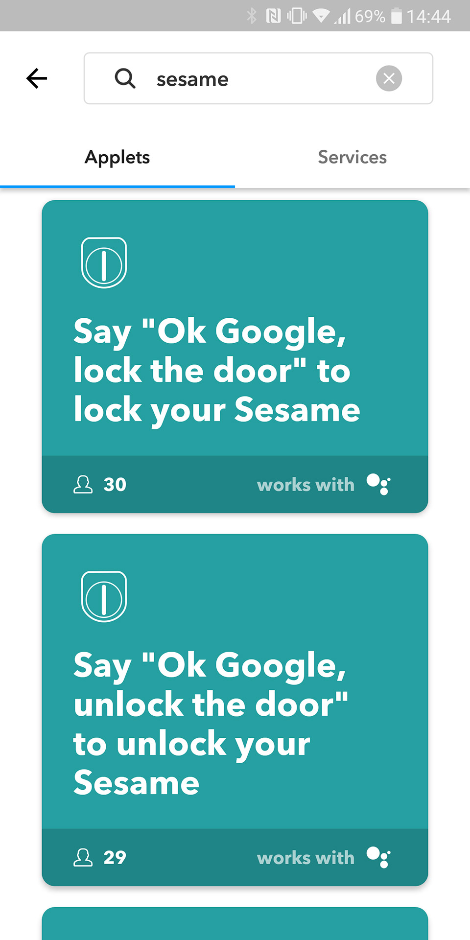 IFTTTを使うことで、スマートスピーカーとの連携なども可能だが、自分以外の誰かが音声で解錠しないという保証はない